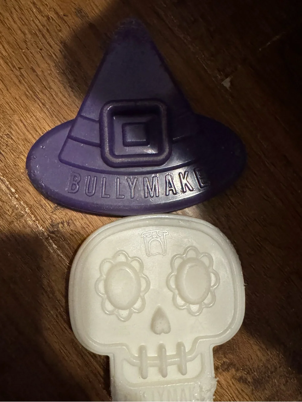 Bullymake SuperChewer Halloween Dog Toys Large Solid Nylon Sugar Skull & Witch